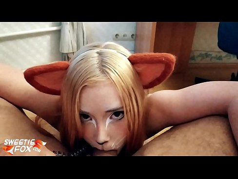 ❤️ Kitsune anameza mboo na kumeza mdomoni ❤️ ❤